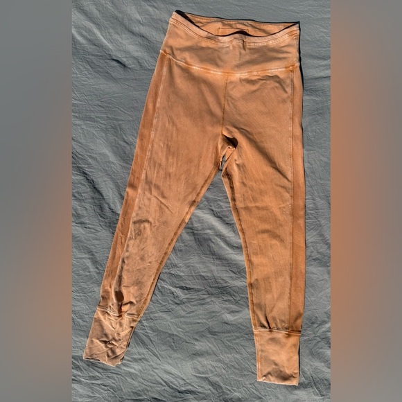 FREE PEOPLE MOVEMENT Ribbed Cotton High Rise Leggings - Picture 1 of 12